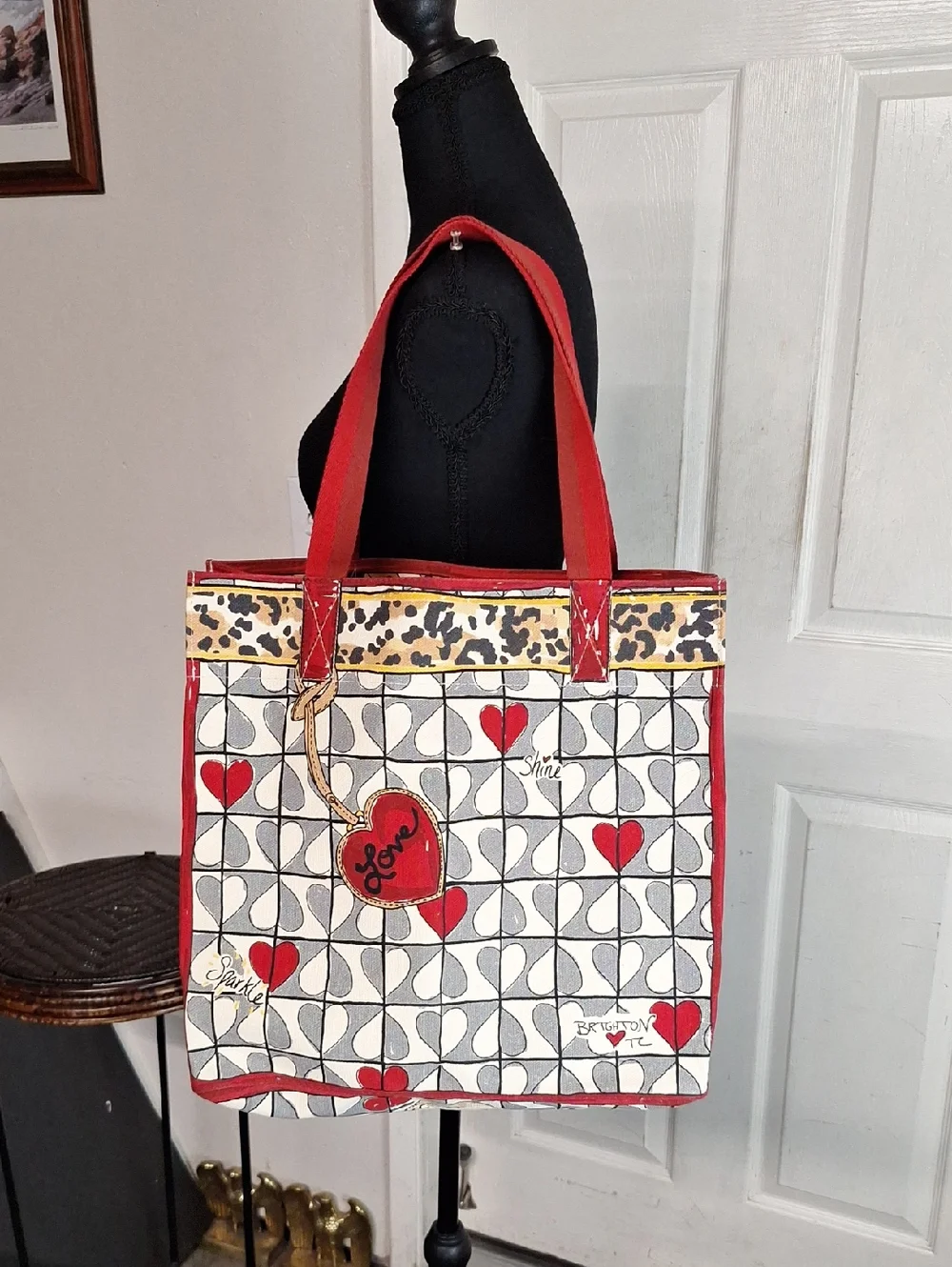 Brighton Bag WILD LOVE Tote Cat Lover